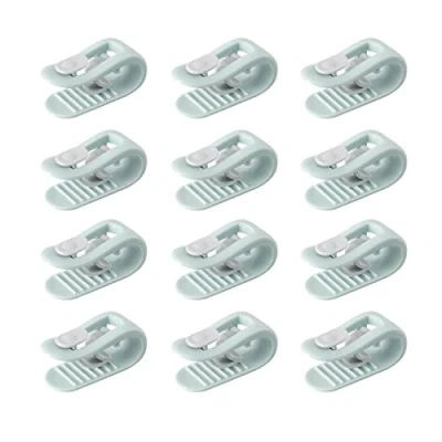 Afbeelding van Gwotfy 12 draads dekbed, clip, dekbedovertrek, kabelbinder, hoeslaken, antislip, zonder naald, bevestigingsclip, beddengoed, accessoires