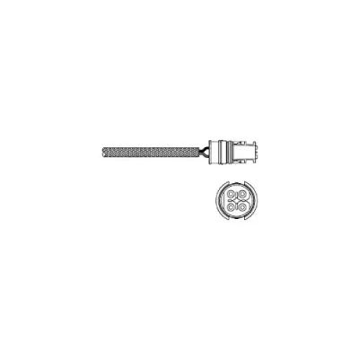 Afbeelding van DELPHI ES20274 12B1 Lambdasonde Planarsonde, Verwarmd MERCEDES BENZ: CLK Convertible