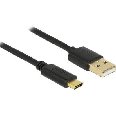 Afbeelding van USB C naar A snellaadkabel USB2.0 tot 3A / zwart 3 meter