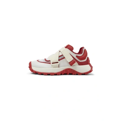 Afbeelding van Camper Sneakers laag voor kinderen, Maat: 28, Weiß rot Textiel