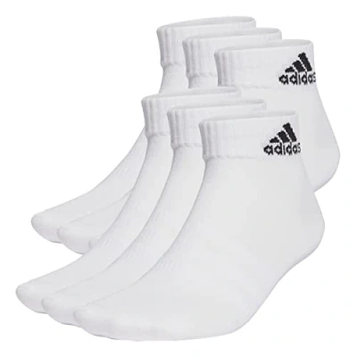 Afbeelding van adidas Performance THIN AND Light Sportswear Ankle 6 Pairs Sokken White black, Maat: 40 42, black