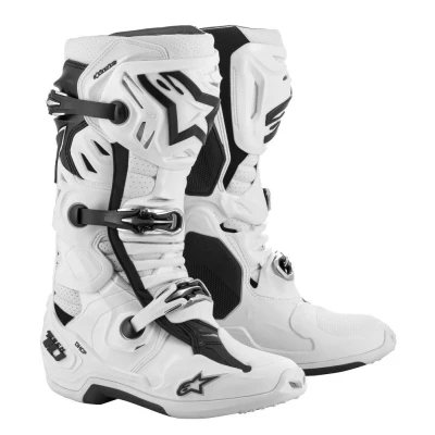Afbeelding van ALPINESTARS TECH 10 SUPERVENTED WHITE MOTORCYCLE BOOTS 8 Maat Laars