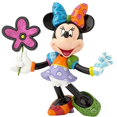 Afbeelding van Disney Britto Beeldje Minnie Mouse with Flower 21 cm