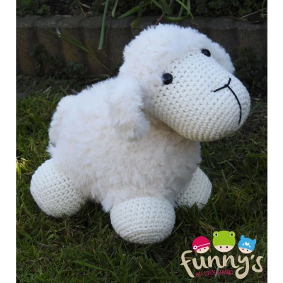 Afbeelding van Haakpakket Funny Furry Sheep Soft ivoor