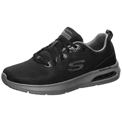 Afbeelding van Skechers Dyna Air Sportschoenen voor heren, Black Mesh Charcoal Trim Bkcc