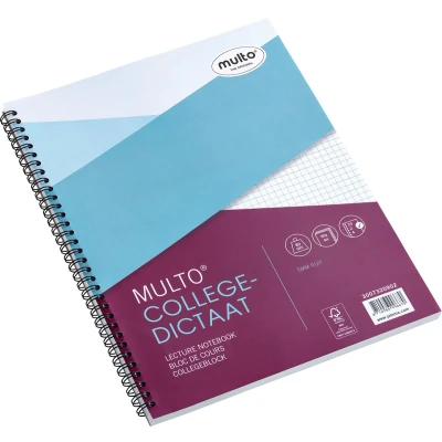 Afbeelding van Collegedictaat A4 Ruit 5mm 23 rings Multo