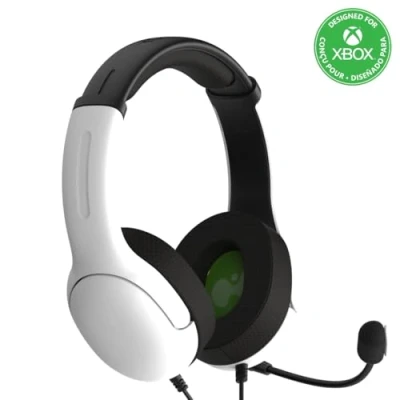 Image de Casque gaming stéréo filaire Pdp LVL40 Blanc pour Xbox