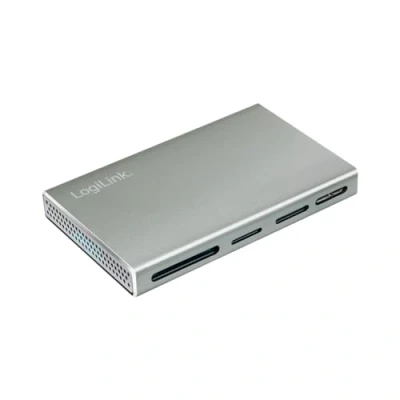 Afbeelding van 5 in 1 USB 3.2 (Gen1) kaartlezer voor SD/SDHC/SDXC, microSD, MS, CF en M2 aluminium