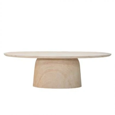 Afbeelding van Giga Meubel Eettafel Ovaal 300cm Naturel Betonlook Myrna