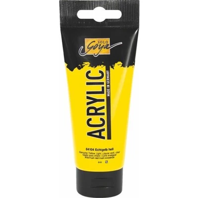 Afbeelding van Solo Goya Genuine Yellow Light Acrylverf 100ml tube Hoge kwaliteit A merk