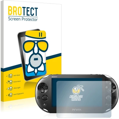 Afbeelding van BROTECT AirGlass Matte kogelwerende glasfolie (PS Vita), Andere spelaccessoires, Grijs