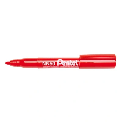Image de Pentel marqueur permanent GREEN LABEL NN50, rouge