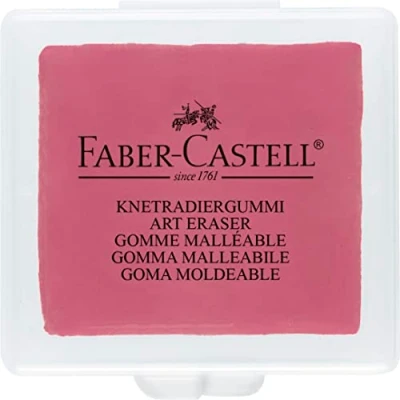 Afbeelding van kneedgum Faber Castell 3 kleuren display 18 stuks