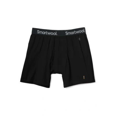 Afbeelding van Smartwool Merino Boxer Onderbroeken, Heren, Maat: Small, Black