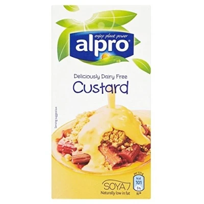 Afbeelding van Alpro Soya Custard melkvet, laag, 525 g, 2 stuks