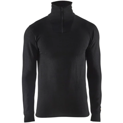 Afbeelding van Blaklader Onderhemd XWARM 1/2 rits 4894 1706 Zwart 4XL