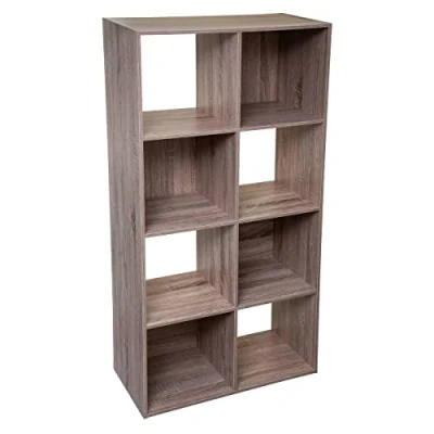 Afbeelding van Opbergkast 8 vaks Hout Naturel 67,5 x 32 134 cm