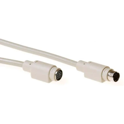 Afbeelding van ACT 8 pins Mini Din mannetje vrouwtje 2,00 m (2 m), Interfacekabel