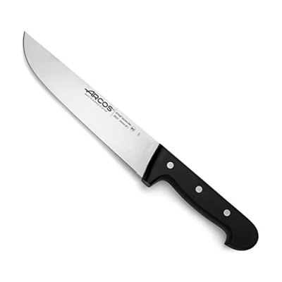 Afbeelding van Arcos Universele serie, slagersmes, lemmet van roestvrij staal nitrum 200 mm, handvat polyoxymethyleen, POM kleur zwart
