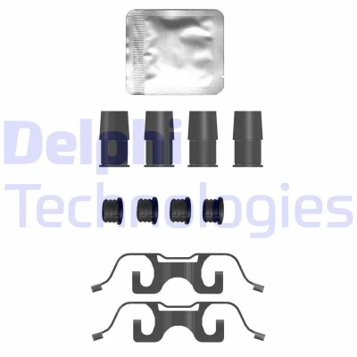 Afbeelding van DELPHI LX0755 Accessoireset, schijfremblok MERCEDES BENZ: C Class Coupe, Saloon, T modell