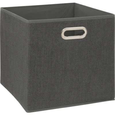 Afbeelding van Multi functionele Kist 5five Stof Donker grijs (31 x 31 cm)