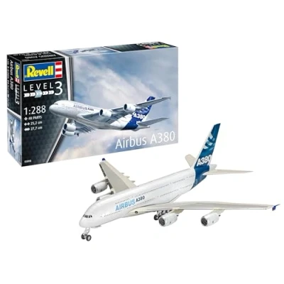 Afbeelding van 1:288 Revell 03808 Airbus A380 Vliegtuig Plastic Modelbouwpakket
