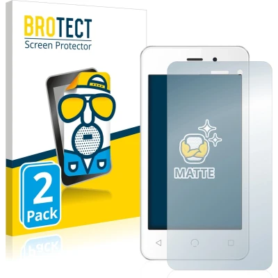 Afbeelding van BROTECT Antireflecterende schermbeschermer mat (2 Stuk, NUU A1), Smartphone beschermfolie, Grijs