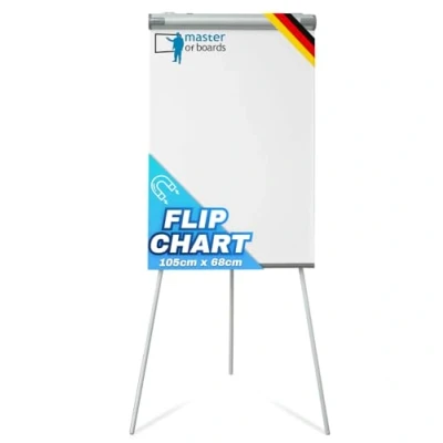 Afbeelding van Flipchart Coyote Statiefstandaard, beschrijfbaar, uitwisbaar, magnetisch, variabele papierhouder, whiteboard met standaard, opvouwbaar, gemakkelijk te transporteren