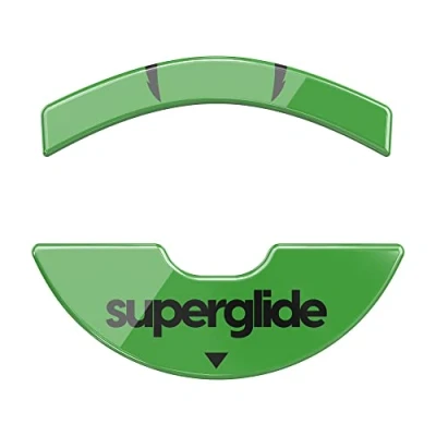 Afbeelding van Superglide snelste en gladste muisvoeten gemaakt van zeer sterk glas zonder fouten, supersnelle gladde duurzame zool voor Razer Viper 8K/Viper [Groen]