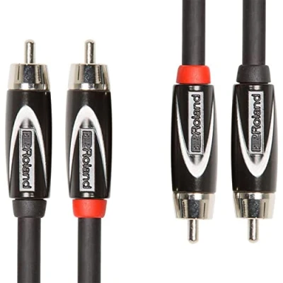 Image de Roland Câble d’interconnexion gamme Black Connecteurs RCA, 3 m RCC 10 2R2R
