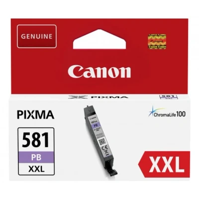 Afbeelding van Canon Inktcartridge Cli 581pb Xxl, 795 Foto&#039;s, Oem 1999c001, Photo Blue