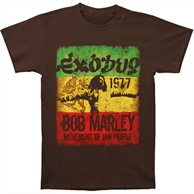 Afbeelding van Bob Marley Movement Heren T shirt S Groen