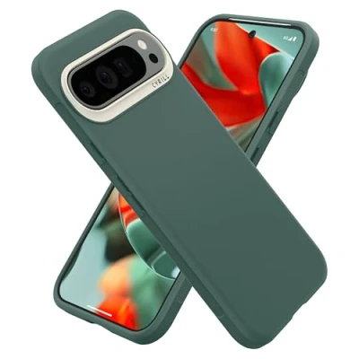 Afbeelding van Spigen Cyrill Ultra Color Hoesje Geschikt voor Google Pixel 9 Pro XL Back Cover Groen