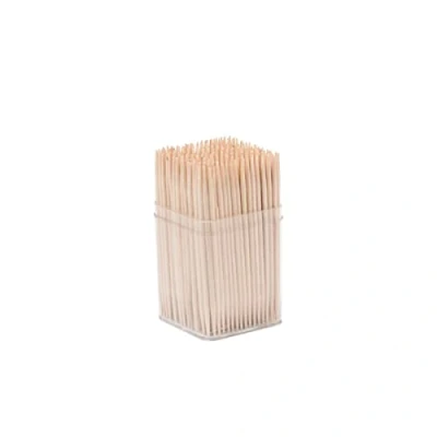 Image de Lot de 300 cure dents en bois dans une boîte avec couvercle Fackelmann Wood Edition ref 57649