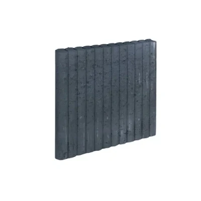 Afbeelding van 3 stuks! Mini palissadeband zwart 6x60x50 cm Gardenlux