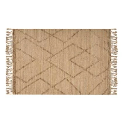Afbeelding van HANDERE Vloerkleed Beige 160 x 230 cm Jute