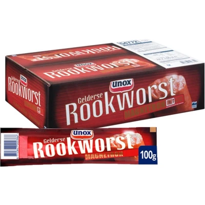 Afbeelding van Unox Rookworst 24x100g