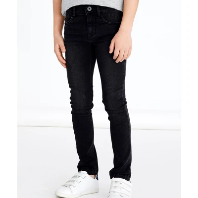 Afbeelding van Name it Nkmpete Dnmtonsons Jeans Skinny Fit voor kinderen, Maat: 164, Black denim