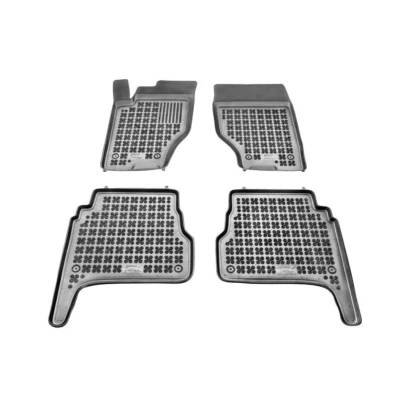 Afbeelding van REZAW PLAST 201010 Vloermatset Rubber voor en achter 4 Zwart Op maat gemaakt KIA: SORENTO 1