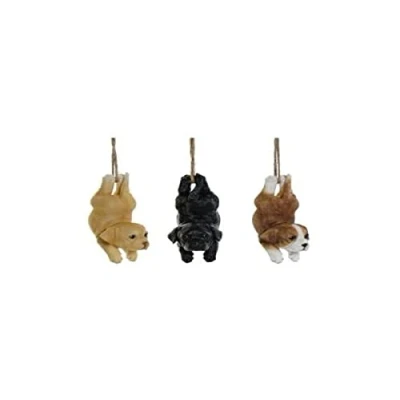 Afbeelding van Decoratieve figuren DKD Home Decor Hars Hond (9 x 10.5 20 cm) (3 pcs)