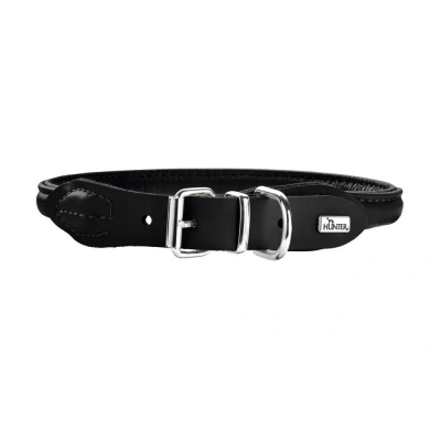 Afbeelding van Hunter Hondenhalsband Round &amp; Soft Elk Zwart