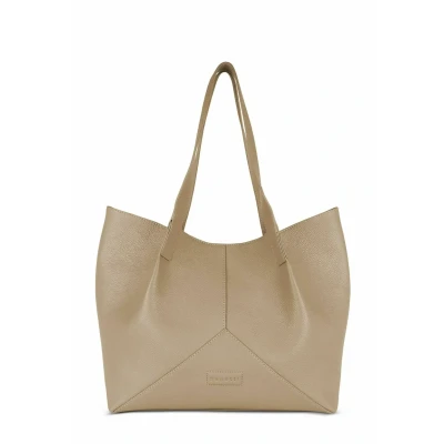 Afbeelding van bugatti Elsa Shopper femme en cuir, sac avec trousse de maquillage supplémentaire, sable
