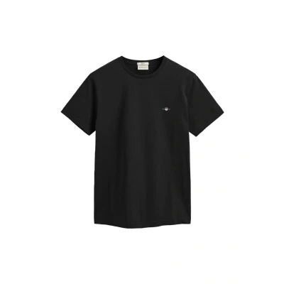 Afbeelding van GANT Shield Tshirt basic, Heren, Maat: Large, Black