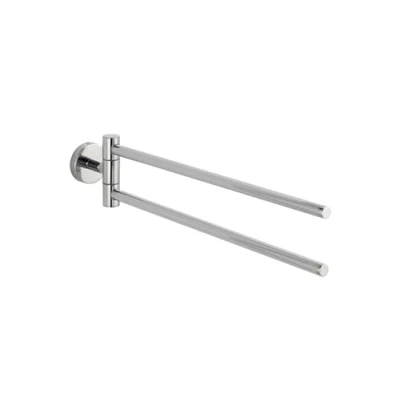 Afbeelding van Wenko Handdoekhouder Bosio 5,5 X 9 43 Cm Rvs Zilver 2 Armen