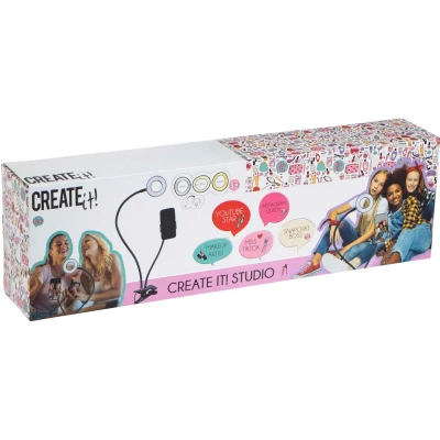 Afbeelding van Create It! Studio Video Starter Kit LED Ring met Telefoonhouder