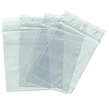 Afbeelding van 100 zakken met ritssluiting, formaat x mm (10 10 cm), geschikt voor levensmiddelen, monstering, Europese productienormen van kunststof, 50 micron, stuks
