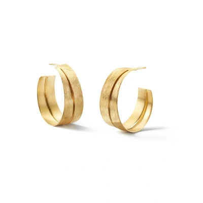 Afbeelding van Casa Jewelry dames Leila oorstekers verguld in de kleur Goud