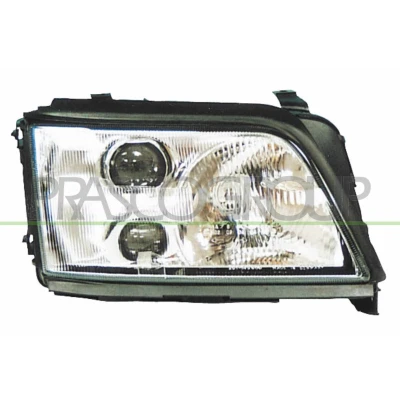 Afbeelding van PRASCO AD0314744 Koplampen Links H1/H1, H3 Met dimlicht, mistlampen voor rechtsrijdend verkeer Zonder afregelmotor LWR