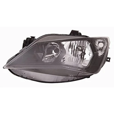 Afbeelding van PRASCO ST0364946 Koplampen Links H7/H7 zwart Met regelmotor voor LWR SEAT: Ibiza 4, 4 Sportcoupe