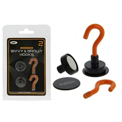 Afbeelding van NGT Magnetische Bivvy Haken (2 stuks) Kampeerspullen
